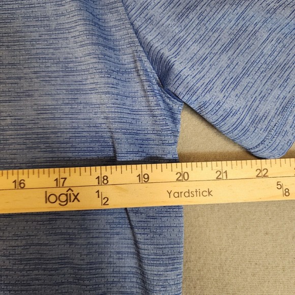 Under Armour Shirt Mens Medium Blue TShirt T-Shirt Loose Round Neck Short Sleeve - Picture 10 of 16